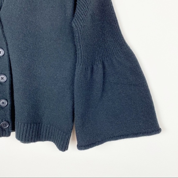 Moth Black Sweater with Bell Sleeves - Picture 3 of 10